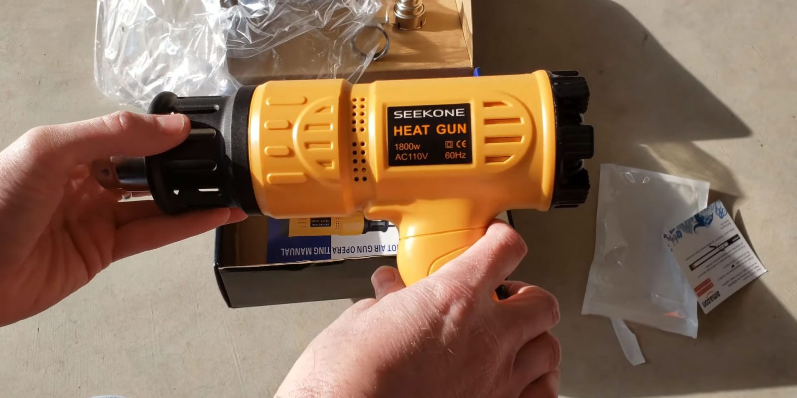 Seekone Sdl Heat Gun Review Ergonomic Design