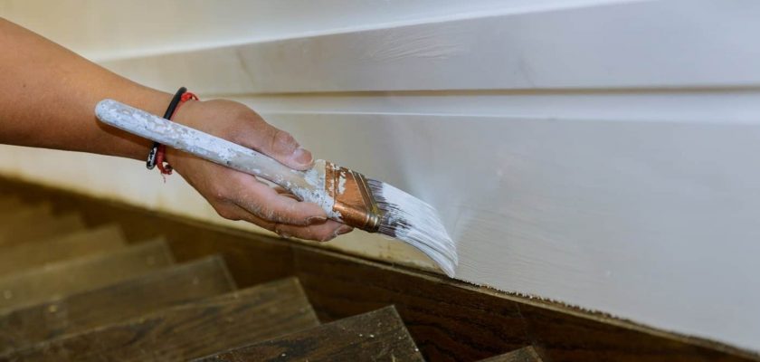 Painting trim with roller vs brush