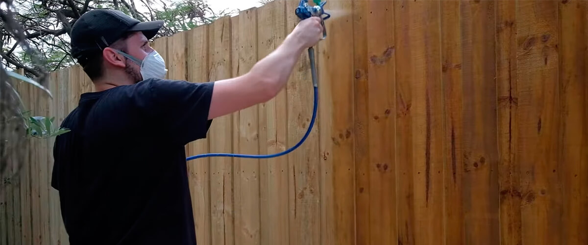 How I tested stain sprayers for fence