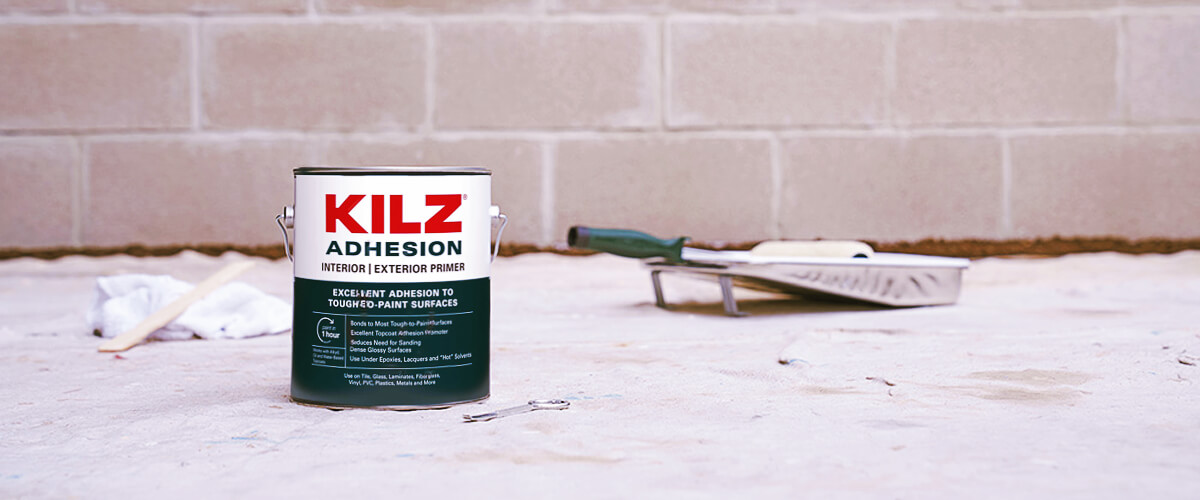 KILZ Adhesion Primer painting