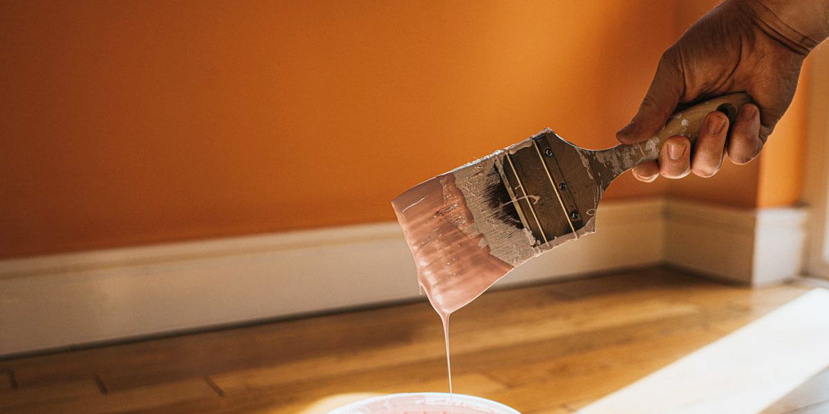 how to store paint brush between coats