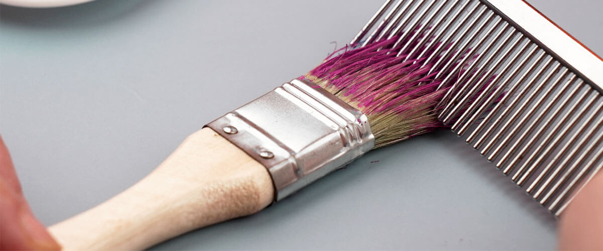 reviving dried brushes
